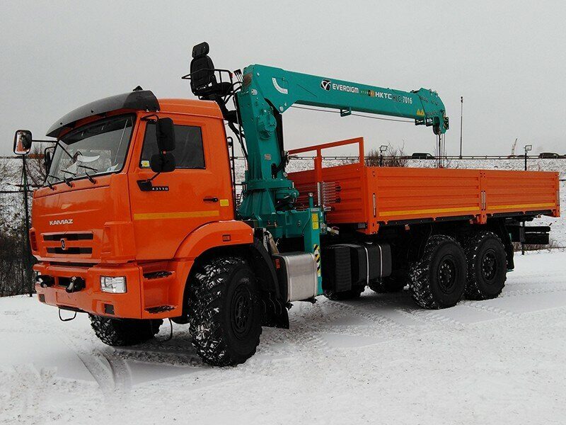 Бортовой КАМАЗ-43118 с КМУ HKTC HLC-7016
