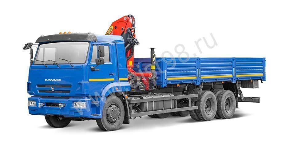 Бортовой КАМАЗ-65117 с КМУ Palfinger PK 18500A