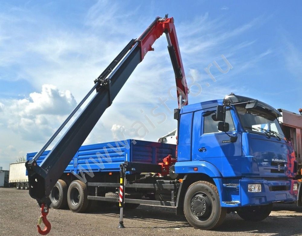 Бортовой КАМАЗ-65117 с КМУ Fassi F175A.0.22