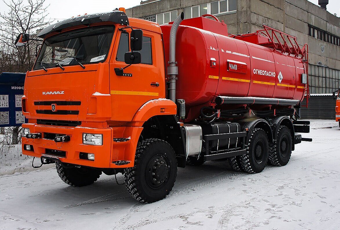 Топливозаправщик (бензовоз) АТЗ 20 м3 на шасси КАМАЗ 6522