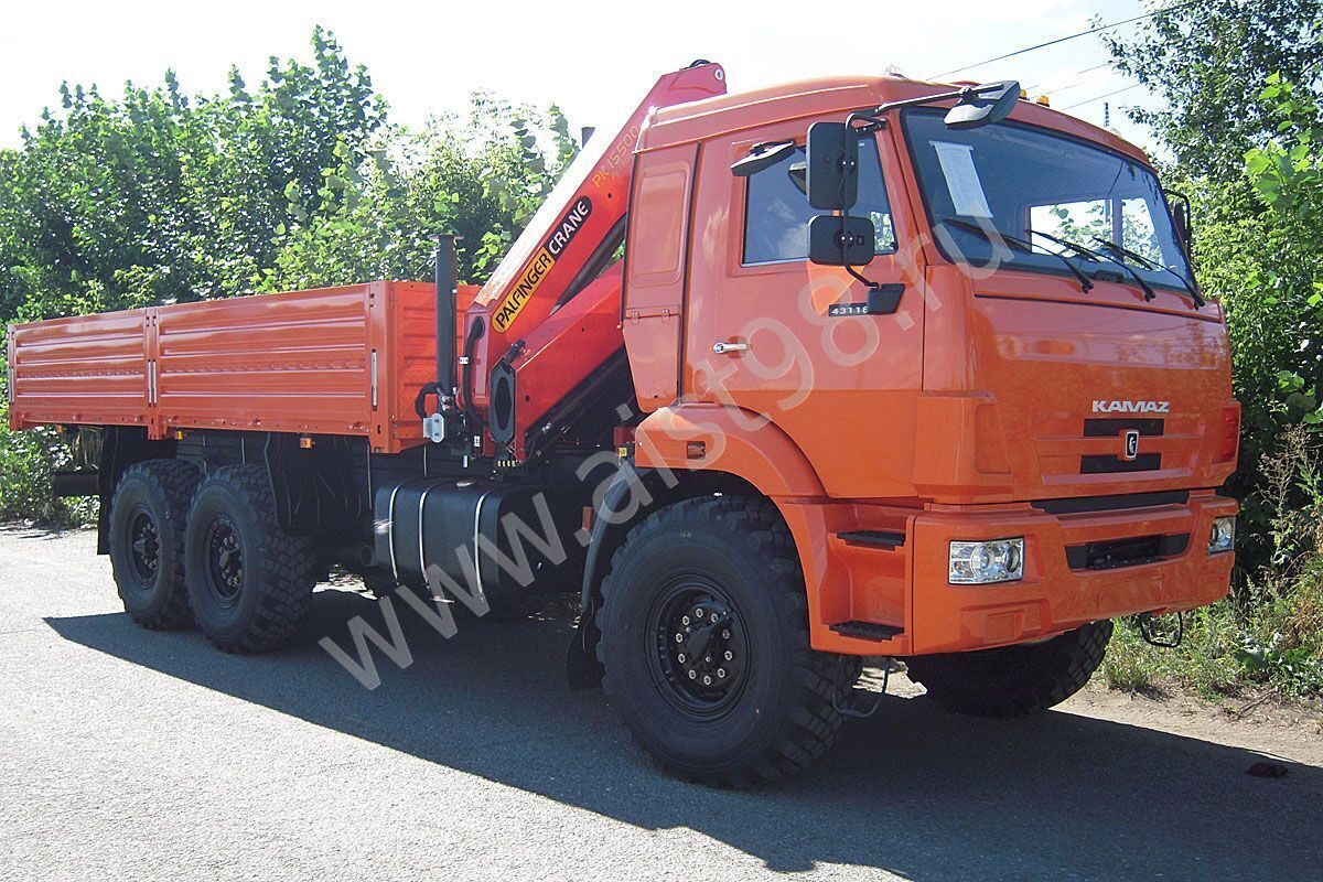 Бортовой КАМАЗ-43118 с КМУ Palfinger PK 15500A