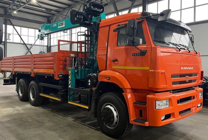 Бортовой КАМАЗ-6520 с КМУ HKTC HLC-8016
