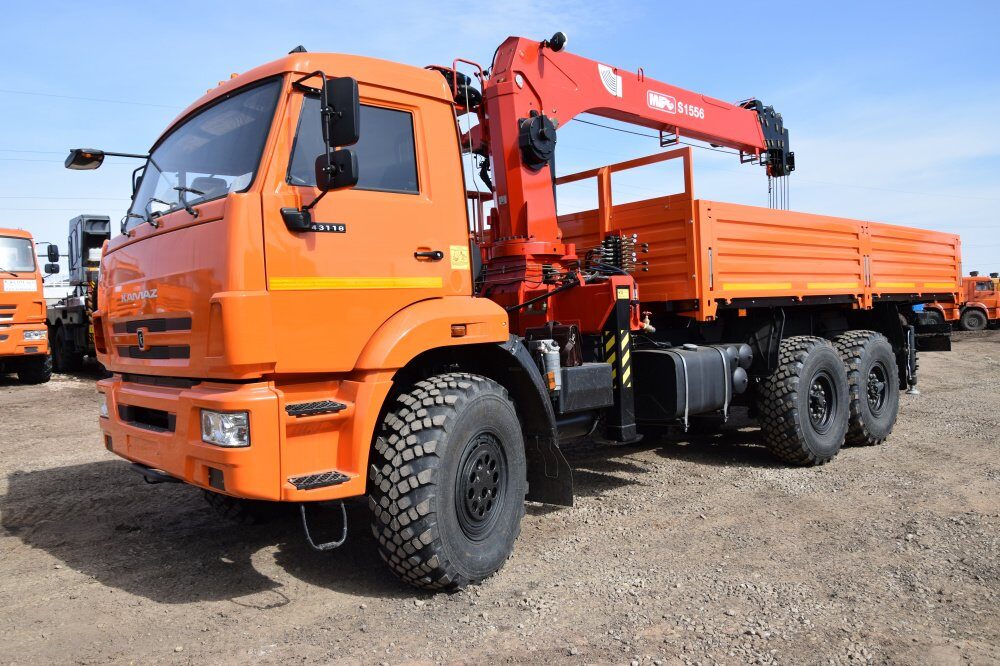Бортовой КАМАЗ-43118 с КМУ Fassi MVF S1556