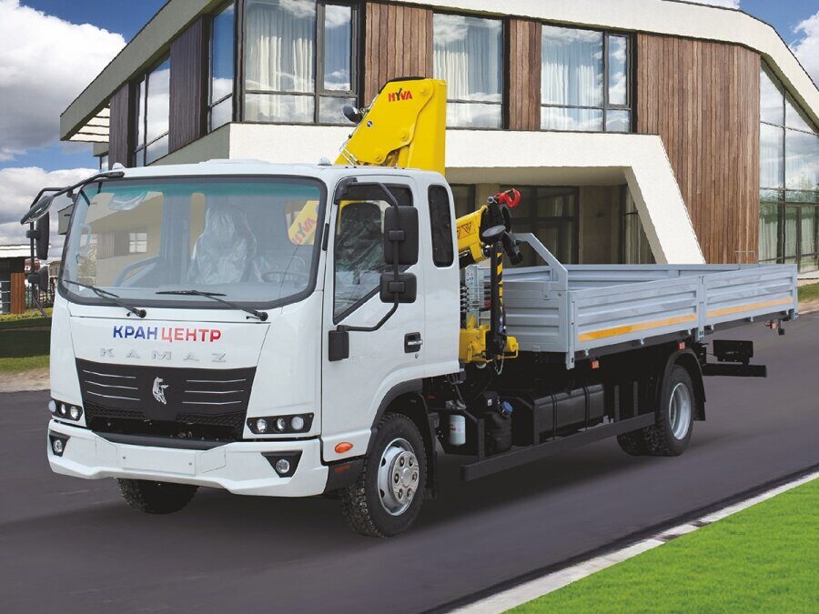 Бортовой КАМАЗ-Компас (КАМАЗ-43089) с КМУ Hyva HB60E2