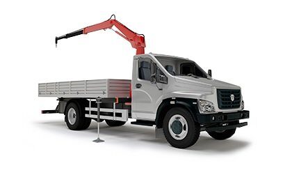 Бортовой ГАЗон-Некст с КМУ Hyva HB60E2
