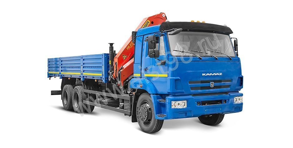 Бортовой КАМАЗ-65117 с КМУ Palfinger PK 23500A