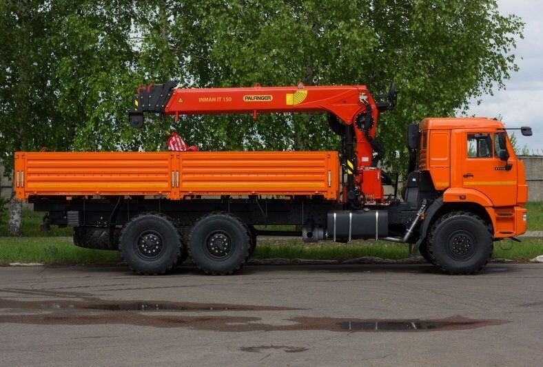 Бортовой КАМАЗ-43118 с КМУ Инман IT-150