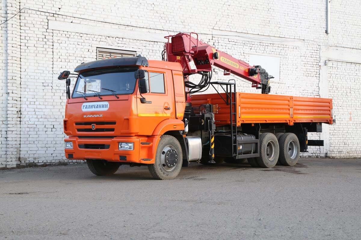 Бортовой КАМАЗ-65115 с КМУ-150 "Галичанин"