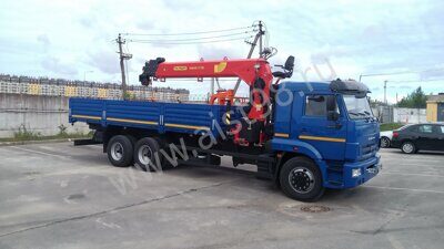 Бортовой КАМАЗ-65117 с КМУ Инман IT-150
